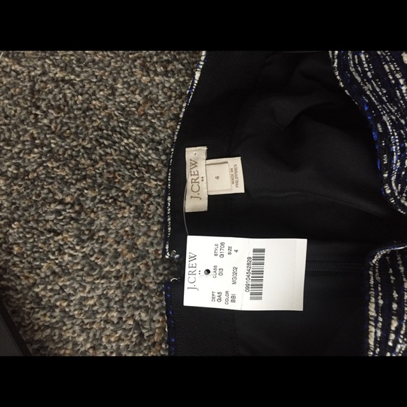NWT J.Crew Tweed Pencil Skirt sz 4 - Picture 6 of 6
